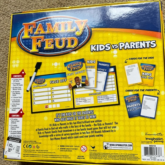 Family Feud. Kids vs Parents Board Game 2019 - Picture 3 of 7